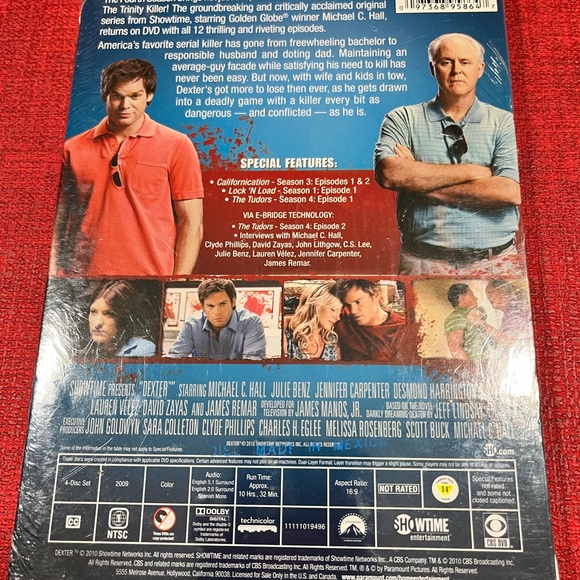 DEXTER SERIES SEASON TWO, THREE & FOUR 📀 DVDS - Picture 16 of 16